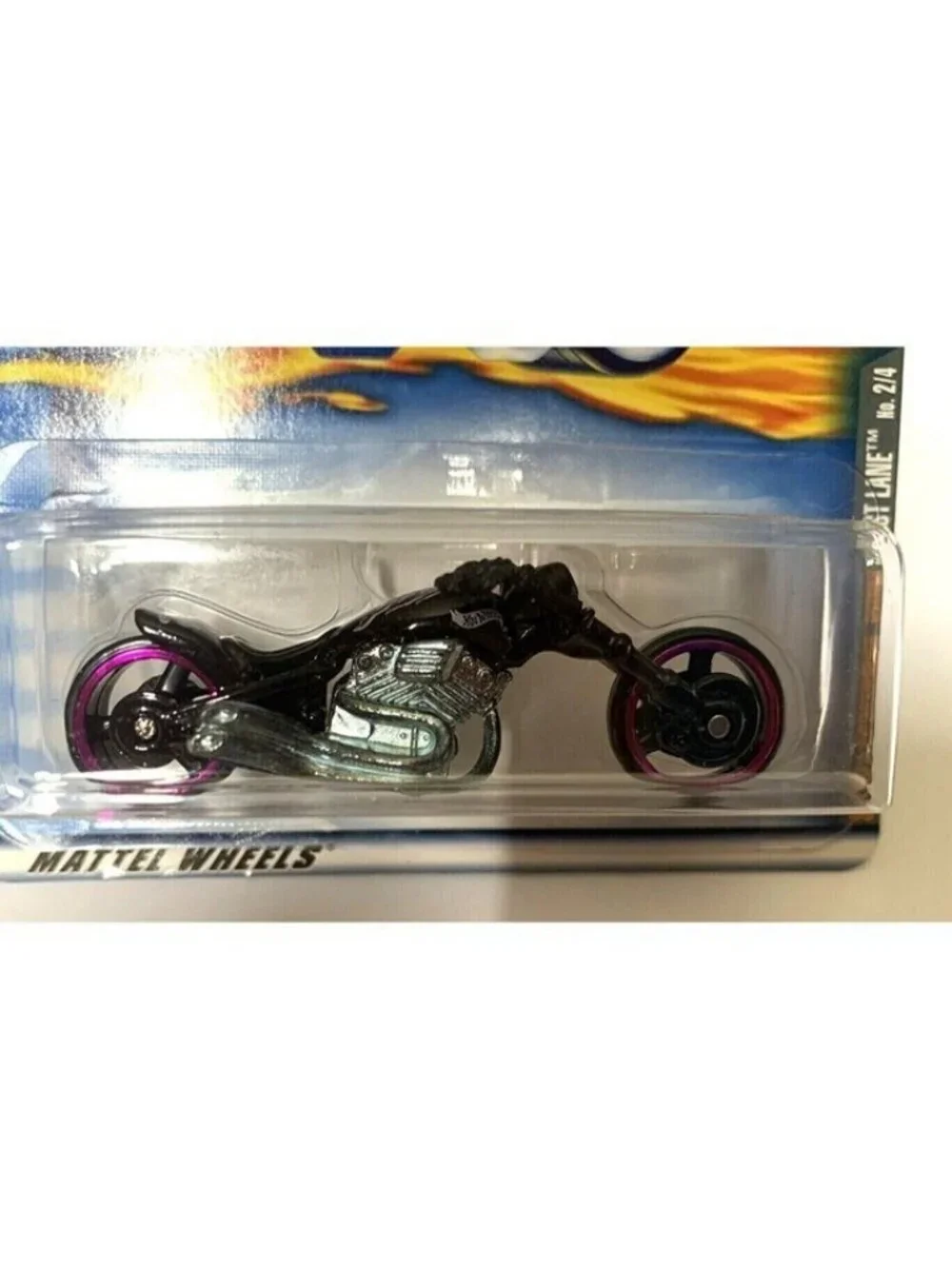 Vintage Die Cast Hot Wheels 2001 Skull Crossbone 070 Series Blast Lane No 2/4